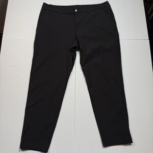 Lululemon Pants Mens 38 Black Chino Trouser Stretch Zip Pocket Golf Work Tech